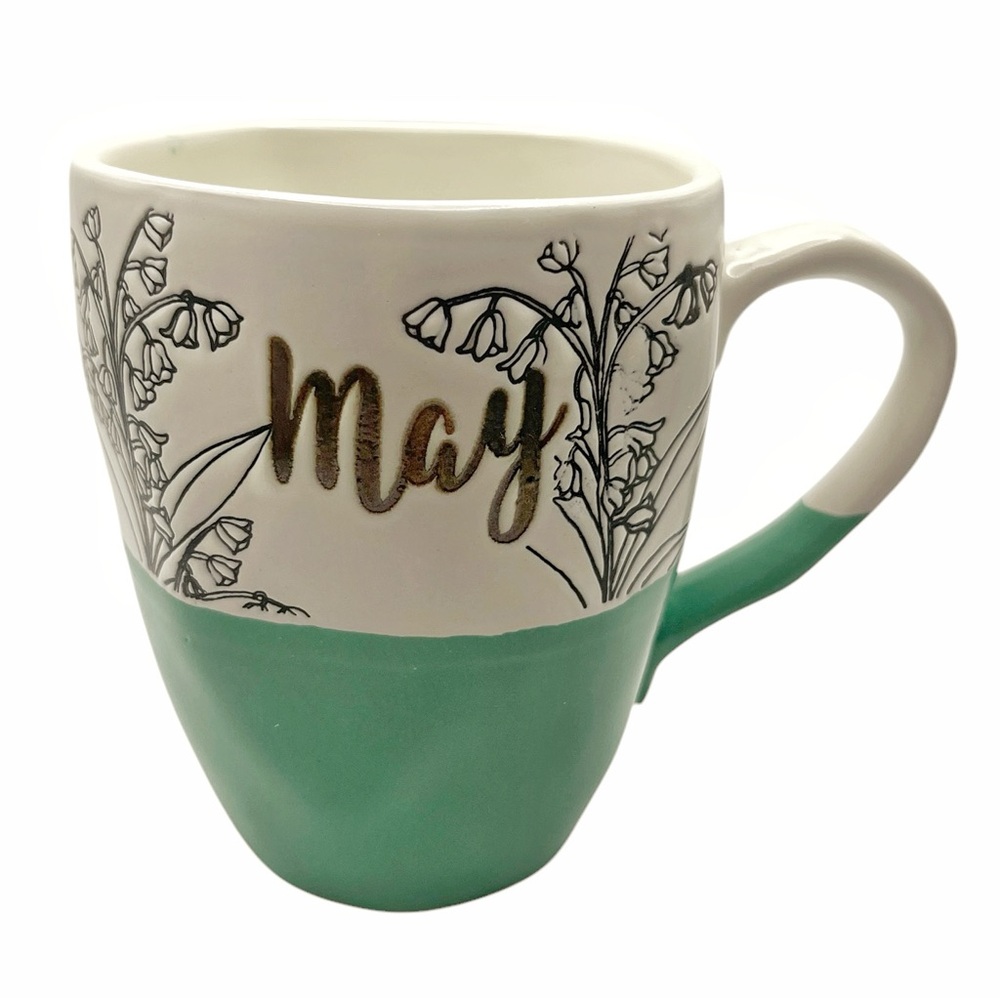 May Lily of the Valley Etched Mug